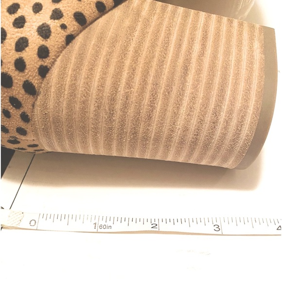 Queen George Amsterdam Leopard inside zipper higher front ankle Boot NWB 7 - Picture 12 of 12